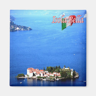 GAL050 ISOLA BELLA, Lake Maggiore Italy, Fridge Magnet