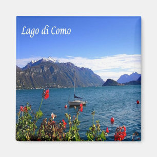 GAL066 LAKE COMO View, Italy, Fridge Magnet