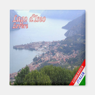 GAL082 LOVERE, Lake Iseo, Italy, Fridge Magnet