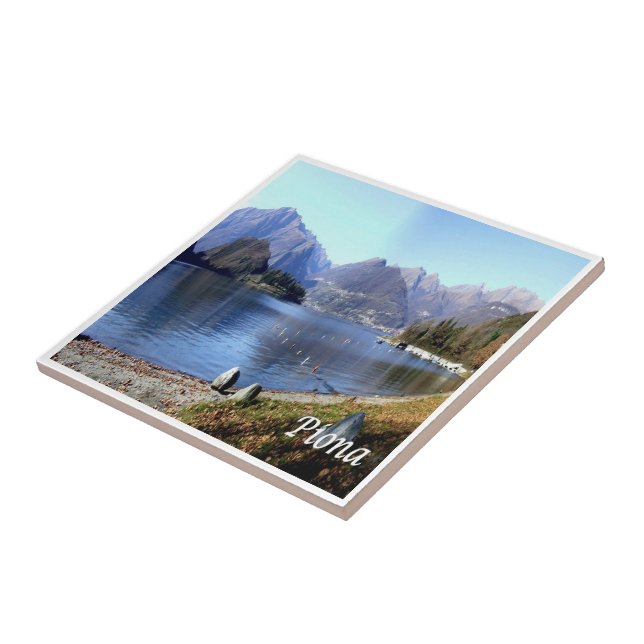 GAL096 PIONA, Lake Como, Italy, Ceramic Tile (Side)