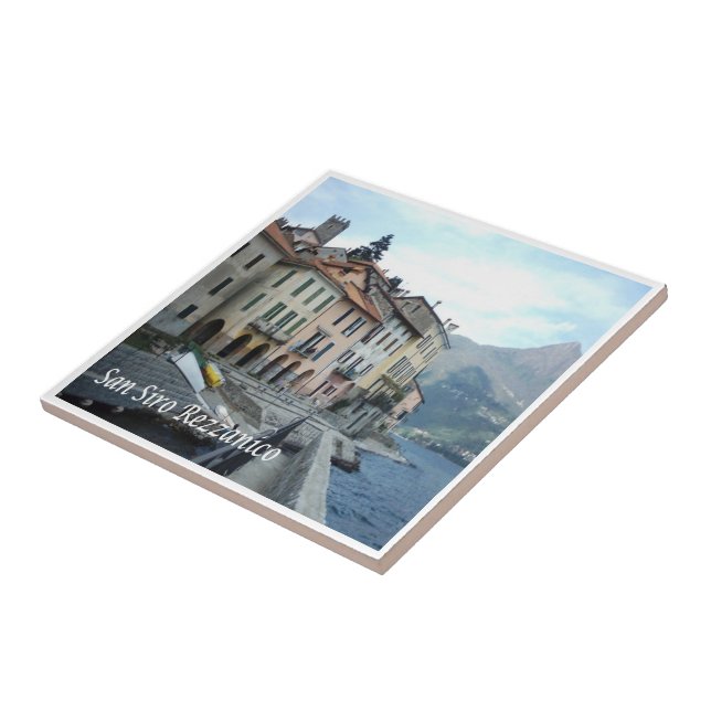 GAL106 SAN SIRO, REZZANICO, Lake Como, Ceramic Tile (Side)