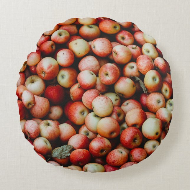 GALA APPLES ROUND CUSHION (Front)