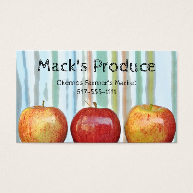 Gala apples stripes Produce Farmer Teacher (Front)