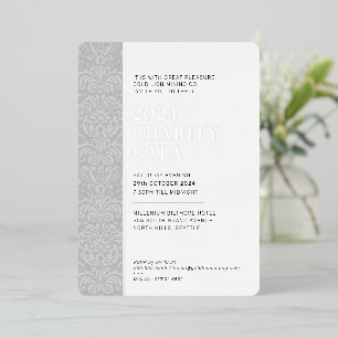 GALA BALL modern elegant event black silver