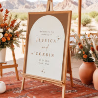 GALA Boho Terracotta Arch Celestial Star Welcome