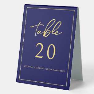 Gala Event Charity Fundraiser Elegant Blue Gold