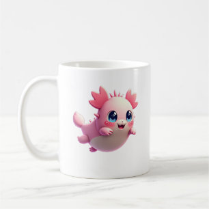 Galactic Axolotl Sticker Space Cat Kawaii Nebula P Coffee Mug
