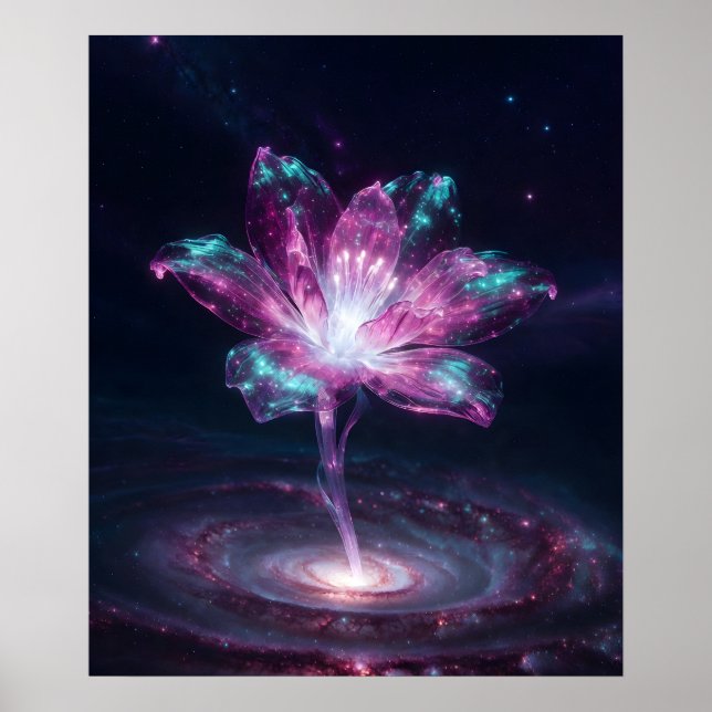 Galactic Bloom Poster (Front)