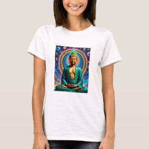 Galactic Buddha Cosmic Enlightenment Tee