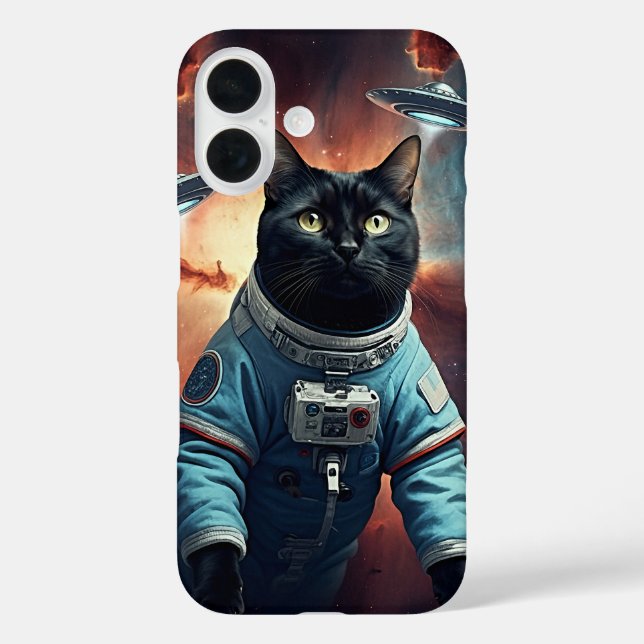 Galactic Cat Astronaut Case-Mate iPhone Case (Back)