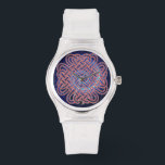Galactic Celtic Love Knot Women's Watch<br><div class="desc">The ancient Celtic symbol over a galactic spiral represents the universal constant of love. This clock displays your Galactic Celtic Love Knot every hour of every day, yet remains timeless. Keep yourself balanced with the diurnal cycle and the cosmic all. And, who knows what other magical connections may occur?…Please note:...</div>