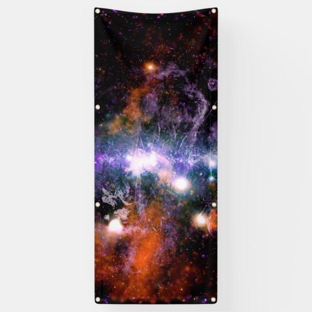 Galactic Centre of Milky Way Galaxy X-Ray Hubble   Banner (Vertical)