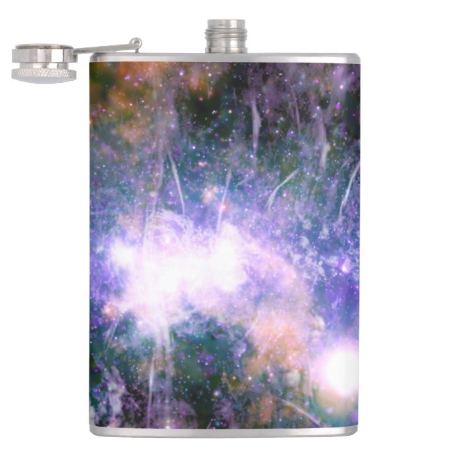 Galactic Centre of Milky Way Galaxy X-Ray Hubble   Hip Flask (Opened)