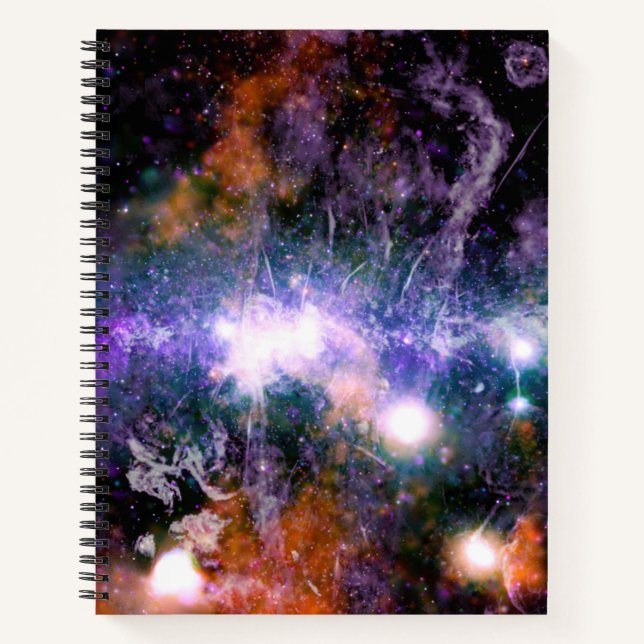 Galactic Centre of Milky Way Galaxy X-Ray Hubble   Notebook (Front)