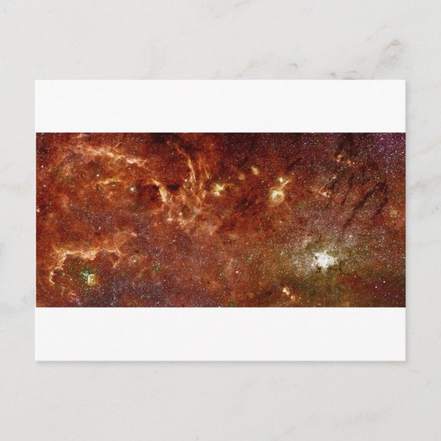 Galactic Core of the Milky Way Galaxy Postcard (Front)
