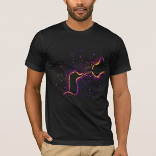Galactic Dance: A Cosmic Ballet T-Shirt Featuring