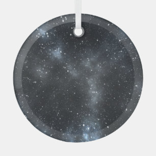 Galactic Dark Matter: Space Mystery. Glass Tree Decoration
