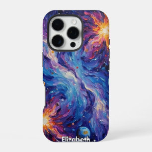 Galactic Dreams: A Starlit Journey iPhone 16 Pro Case