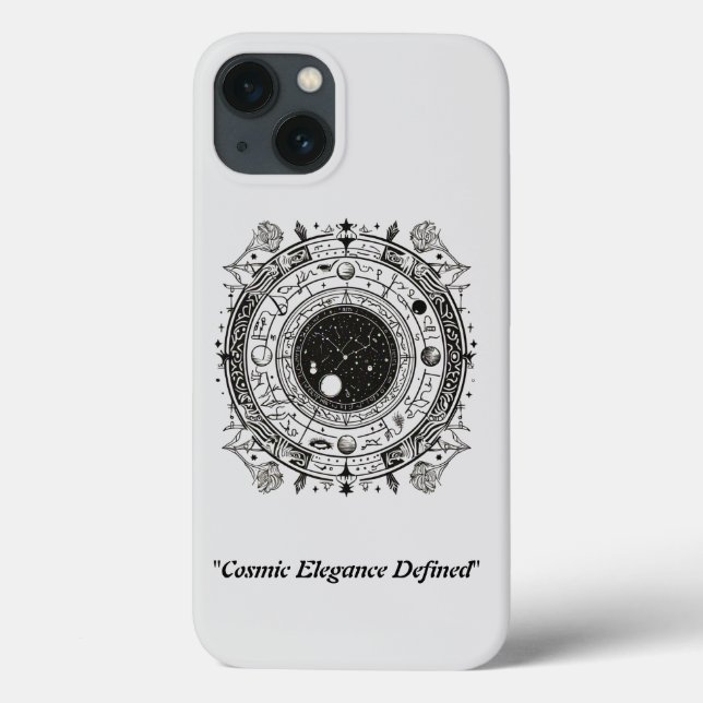 Galactic Elegance: Detailed Astrology Case-Mate iPhone Case (Back)