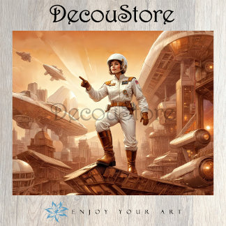 Galactic Explorer Decoupage Tissue Paper