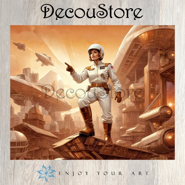 Galactic Explorer Decoupage Tissue Paper (Creator Uploaded)