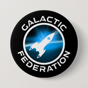 Galactic Federation Logo 7.5 Cm Round Badge