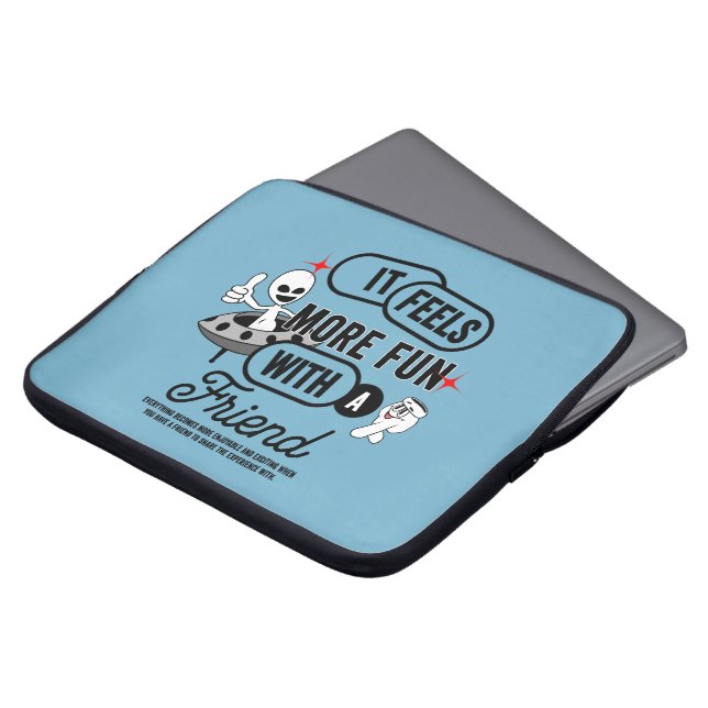 Galactic Friends Space | 15" Laptop Sleeve (Front Top)