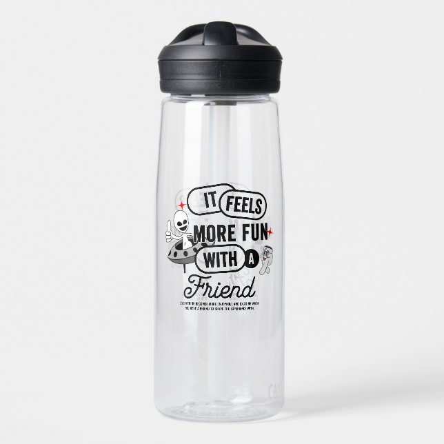 Galactic Friends Space | 25oz Water Bottle (Front)