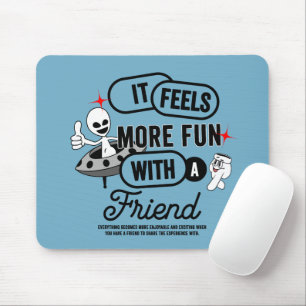 Galactic Friends Space Mouse Pad