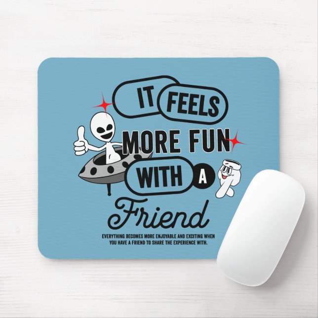 Galactic Friends Space |  Mouse Pad (With Mouse)