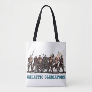 Galactic Gladiators Tote Bag
