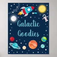 Galactic Goodies Space Rocket Ship Planets Party