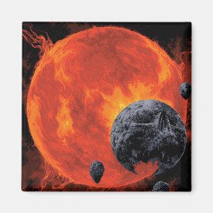 Galactic Graveyard Poster, Macs 2129-1. Magnet