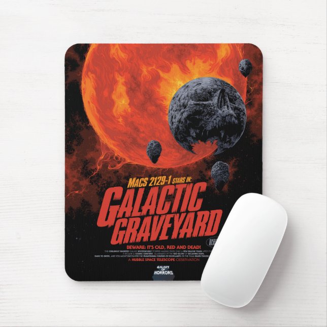 Galactic Graveyard Poster, Macs 2129-1. Mouse Pad (With Mouse)