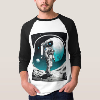 Galactic Gravity: Astronaut Spacewalk T-Shirt Desi