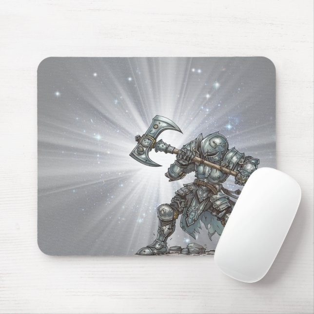 Galactic Knight Warrior Mouse Pad (With Mouse)