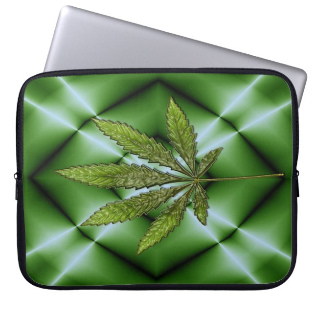 Galactic Leaf... Laptop Sleeve (Front)