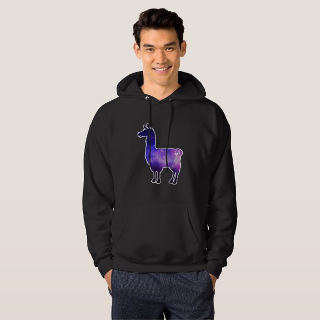 Galactic Llama Hoodie (Front Full)