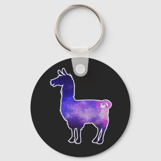 Galactic Llama Keychain