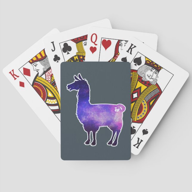 Galactic Llama Playing Cards (Back)