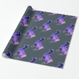 Galactic Llama Wrapping Paper