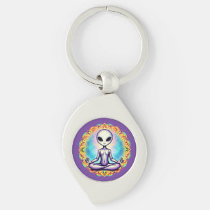 Galactic Meditation Key Ring
