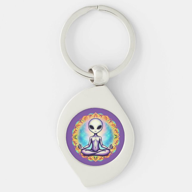 Galactic Meditation Key Ring (Front)