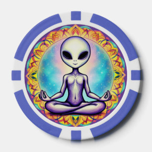 Galactic Meditation Poker Chips