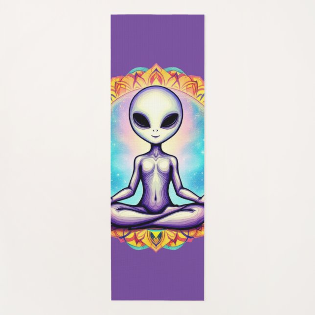 Galactic Meditation Yoga Mat (Front)
