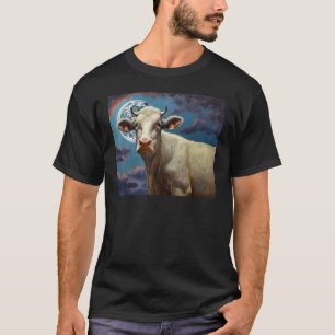 Galactic Moo-niverse Adorable Bovine Beyond the St T-Shirt