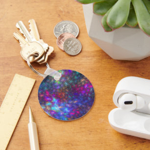 Galactic Mosaic Key Ring