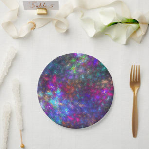 Galactic Mosaic Paper Plate