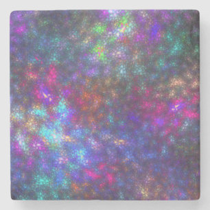 Galactic Mosaic Stone Coaster
