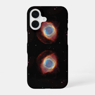 Galactic Nebula Eyes iPhone 16 Case